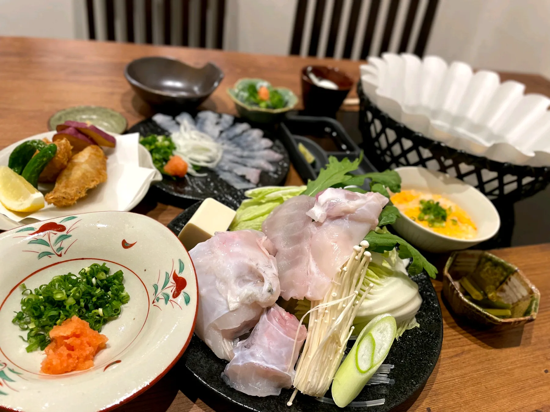 とらふぐ鍋コース